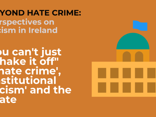 You can’t just “Shake it Off” –  ‘hate crime’, ‘institutional racism’ and the state