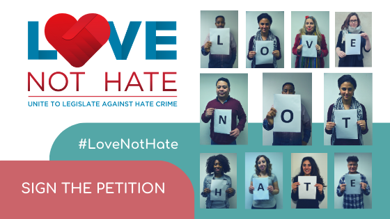 Love Not Hate Sign the petition 